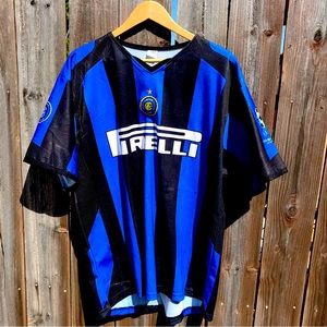 Vintage soccer jersey. Inter Milan. Size large. Replica jersey.